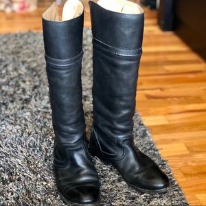 Frye Black Leather Boots